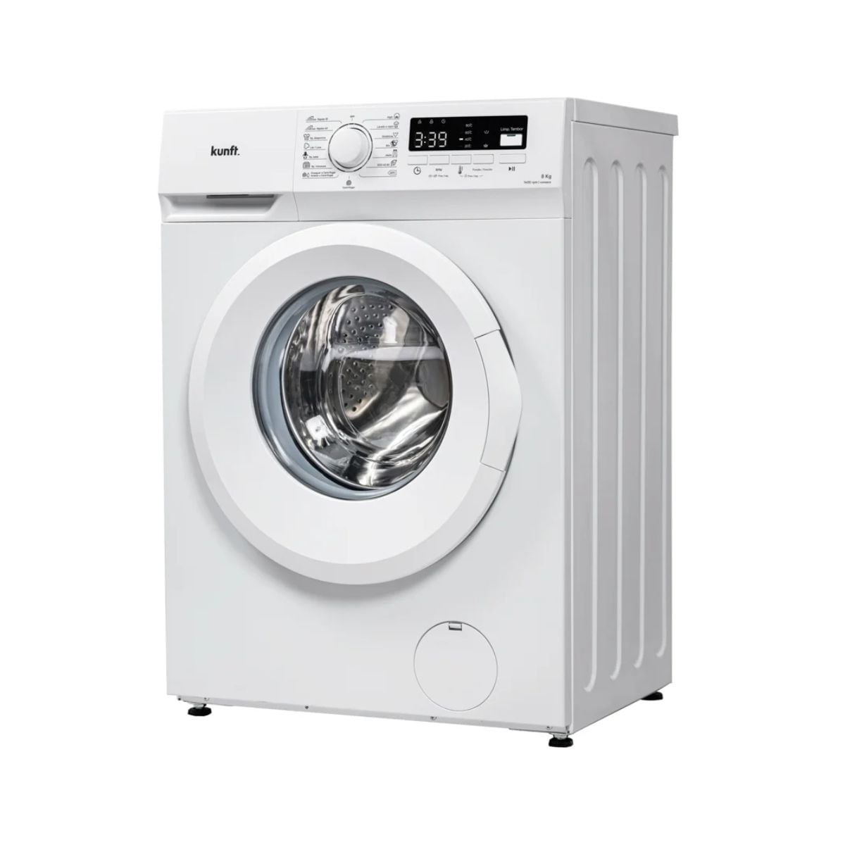 Lavadora-Kunft-KWM8809-8kg-1400rpm-220W-A-blanco-595-cm-lateral