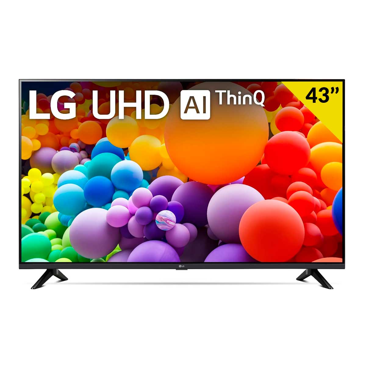 Televisor Smart TV LG 43UT73006LA 4K UHD LED 43’’ webOS24 G negro