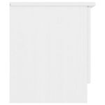 Mueble de TV Orión 2 armarios + 2 compartimentos madera de pino blanco 41x112x35 cm