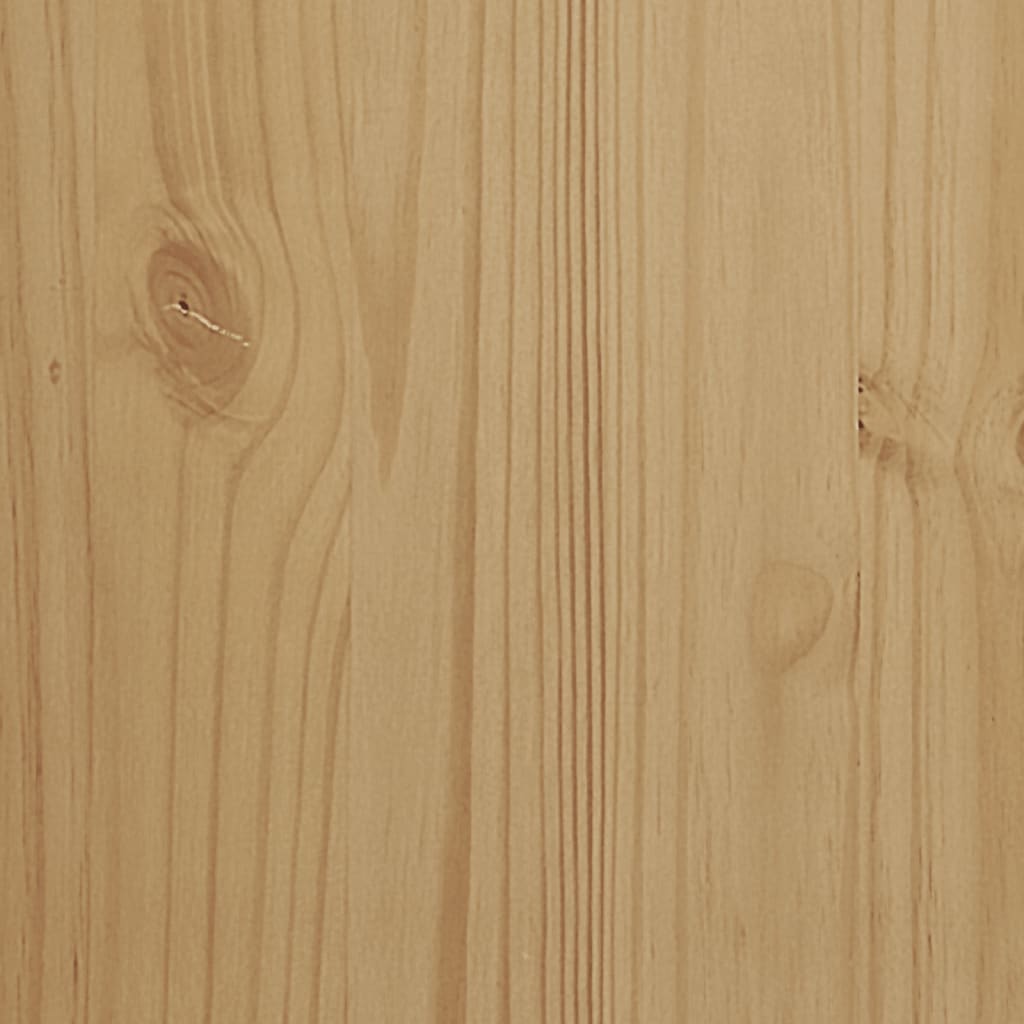 Mesa de centro Floro 2 cajones madera de pino natural 45x99x55,5 cm 9
