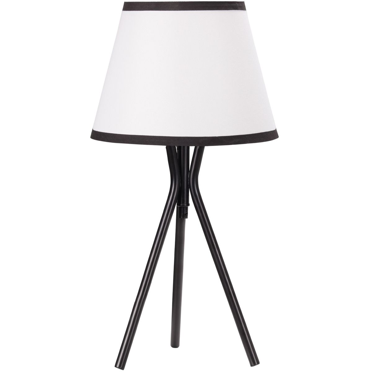 Lámpara de sobremesa Tina Homcom 40W blanco/negro Ø25x50 cm