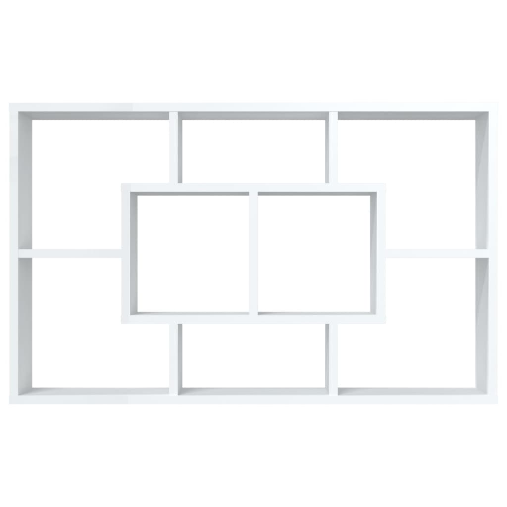 Estantería Ohio rectangular 8 estantes blanco 52,5x85x16 cm 4