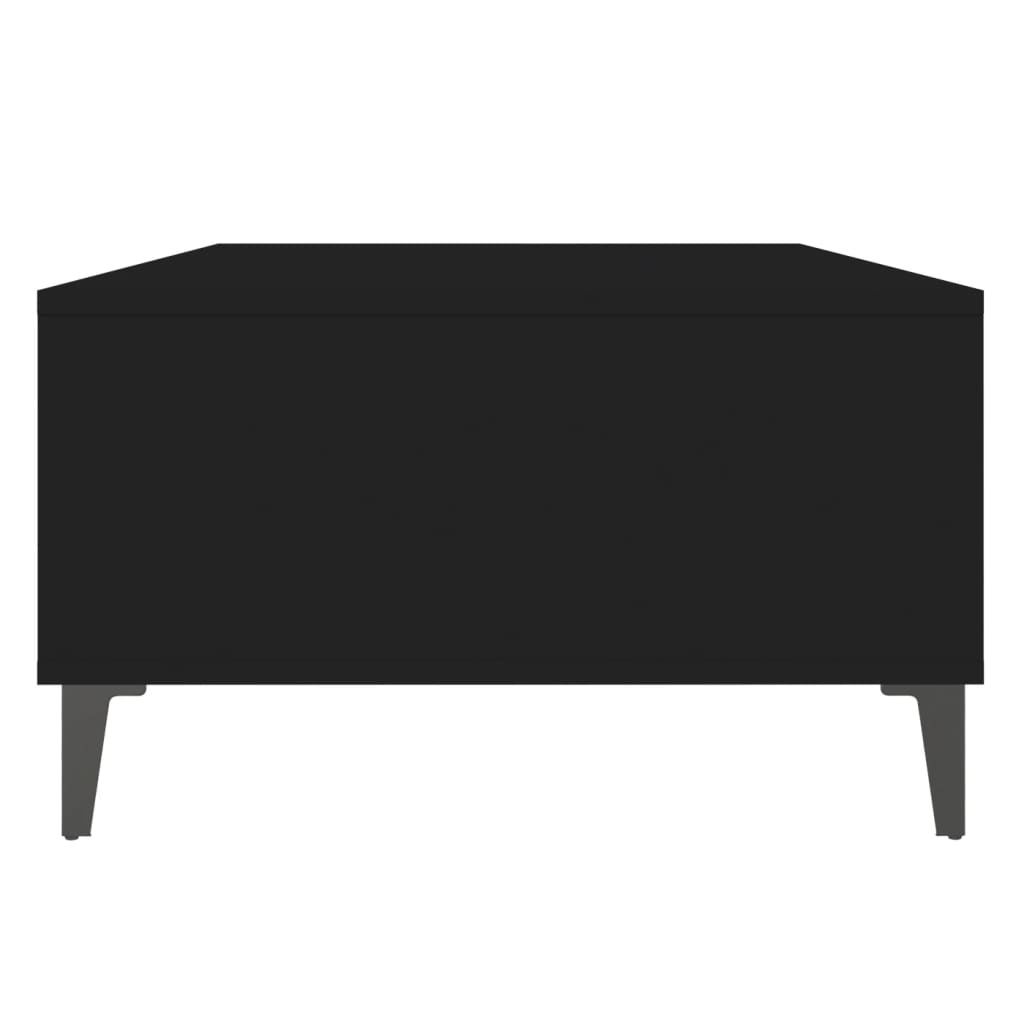 Mesa de centro Krähm 2 huecos + 1 puerta negro 35x103,5x60 cm 6