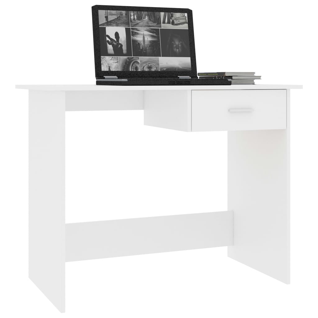 Escritorio Da Vinci 1 cajón blanco 76x100x50 cm 2
