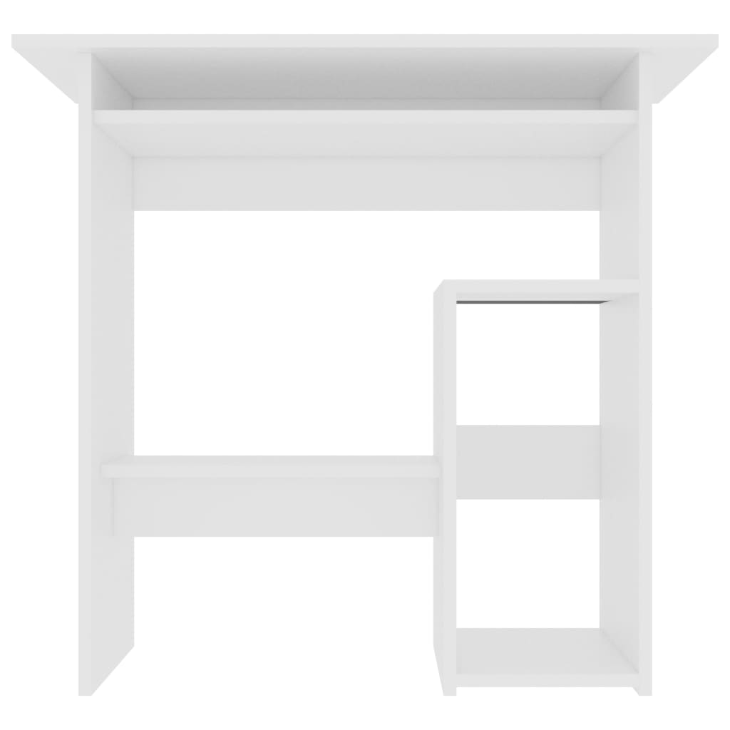Escritorio Felipe V con estante y bandeja extraíble blanco 74x80x45 cm 5