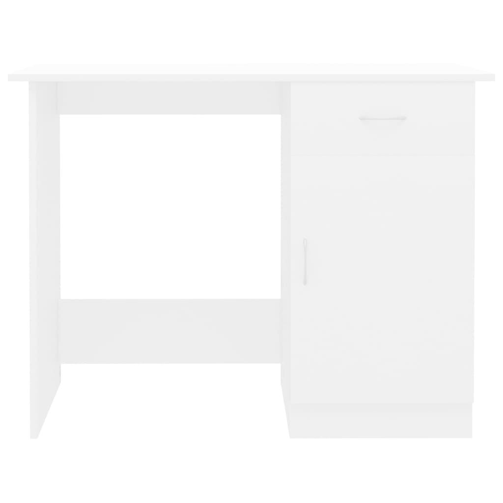 Escritorio Newton 1 cajón + 1 puerta blanco 76x100x50 cm 7