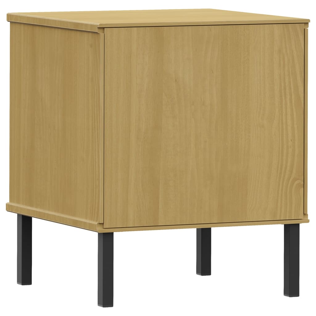 Mesita de noche Oslo 1 hueco + 1 cajón natural 46,5x40x35 cm 7