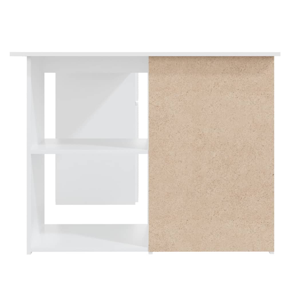 Escritorio esquinero Cum Laude 4 cajones + 2 puertas blanco 76x145x100 cm 7