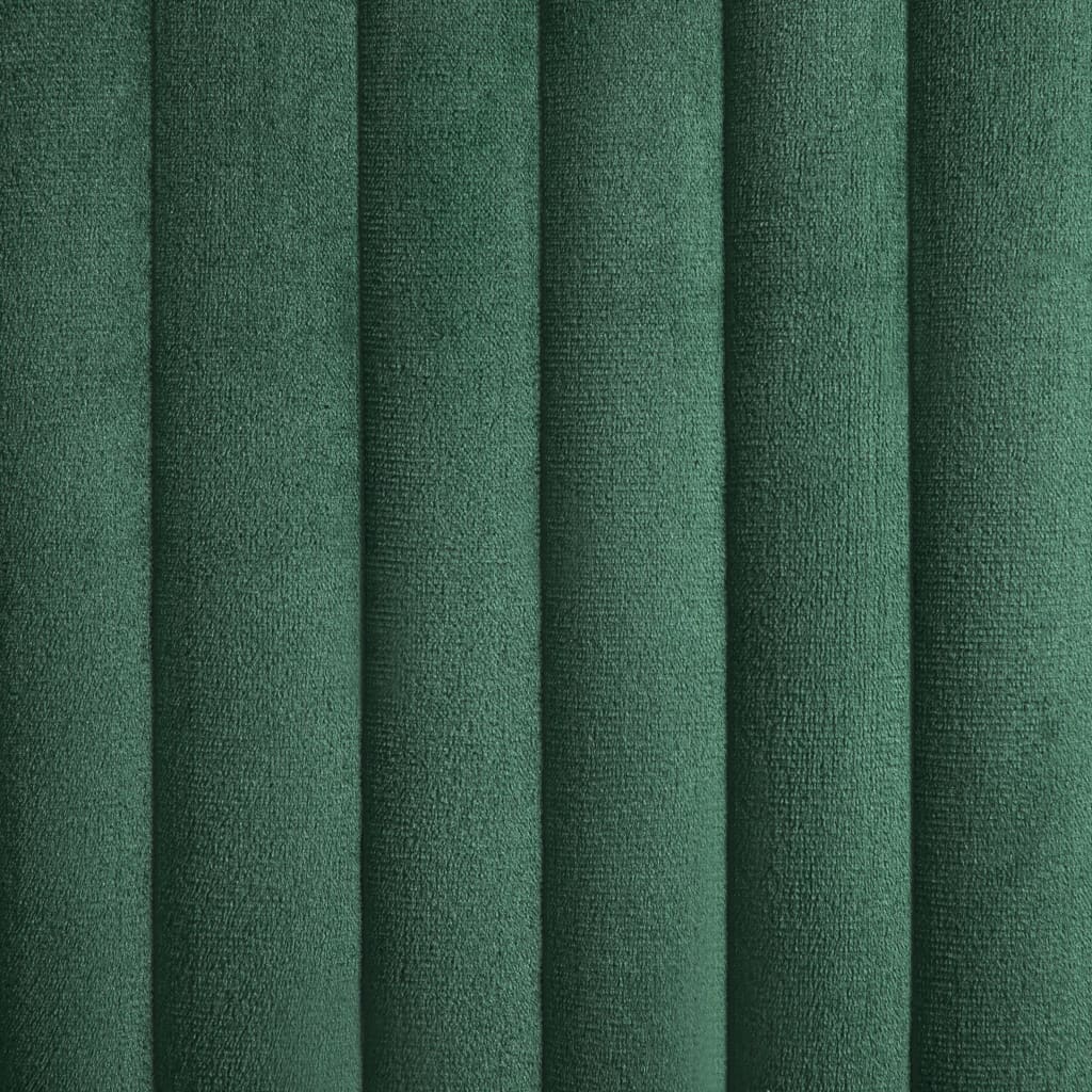 Pack de 4 sillas Vila respaldo alto tapizado terciopelo verde 84x61x61 cm