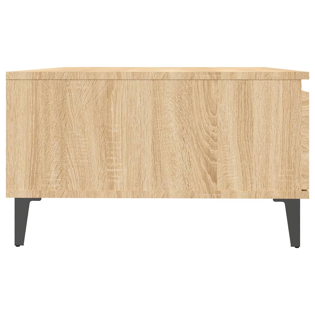 Mesa de centro Lena 1 puerta + 1 compartimento natural 35x90x60 cm