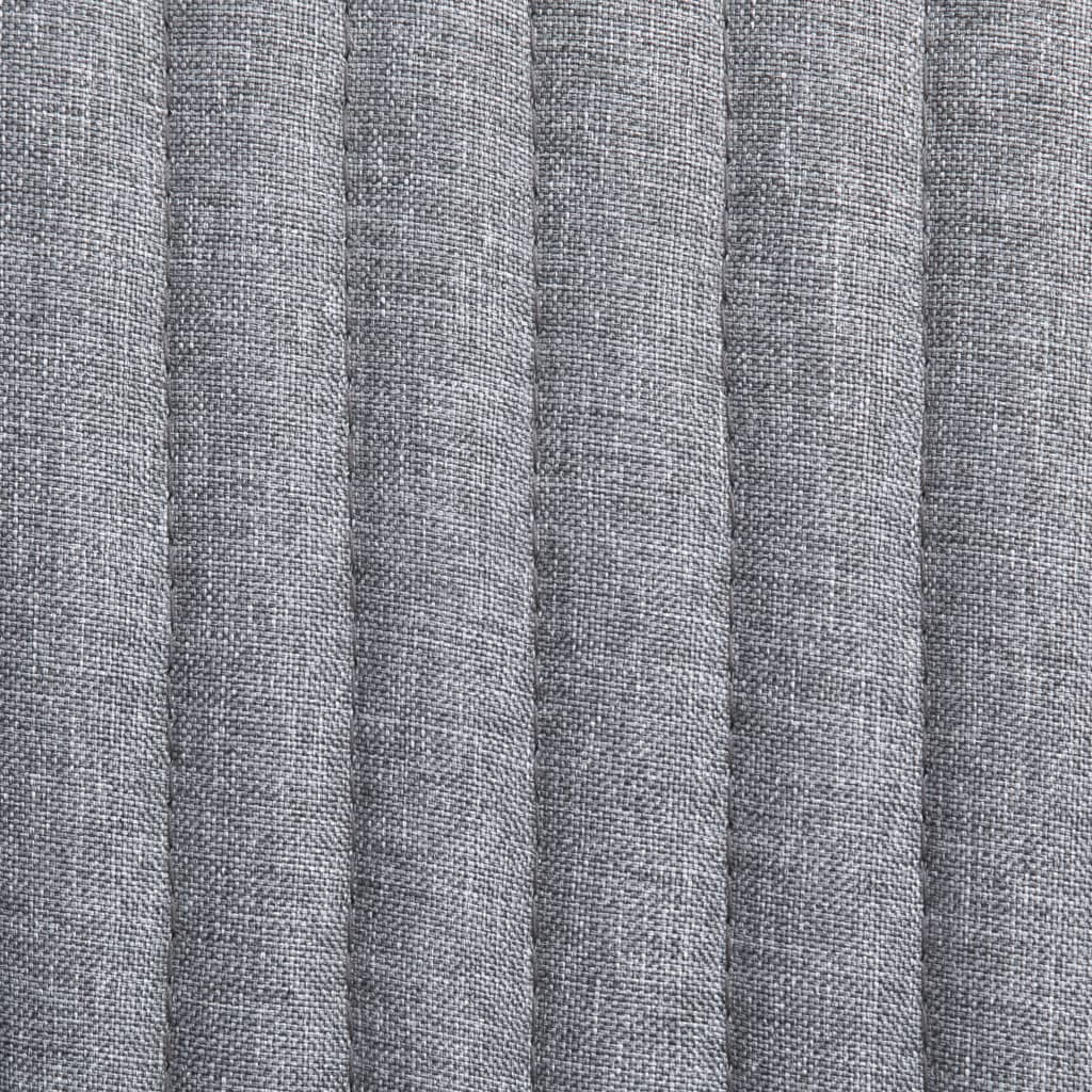 Pack de 4 sillas Valle asiento acolchado tapizado terciopelo gris claro 84x61x61 cm