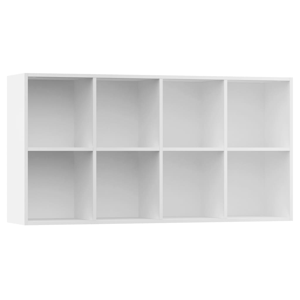 Estantería Onza 8 compartimentos blanco 130x66x30 cm