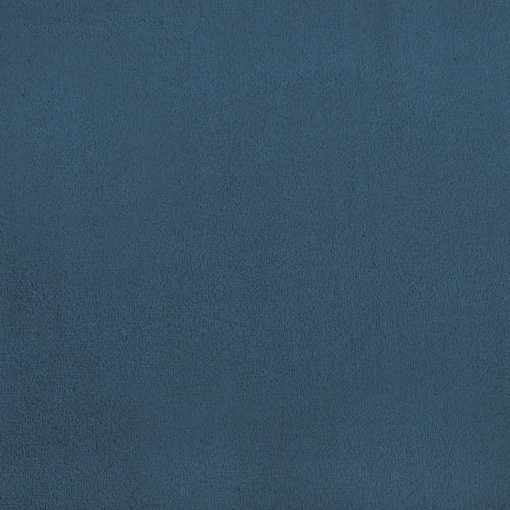Pack de 6 sillas de comedor Vega terciopelo azul 83x45x53,5 cm