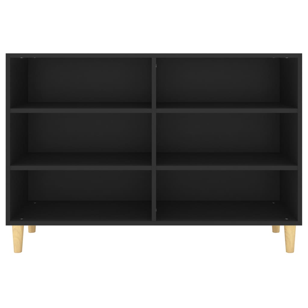 Aparador Bastida 6 módulos negro 70x103,5x35 cm 4