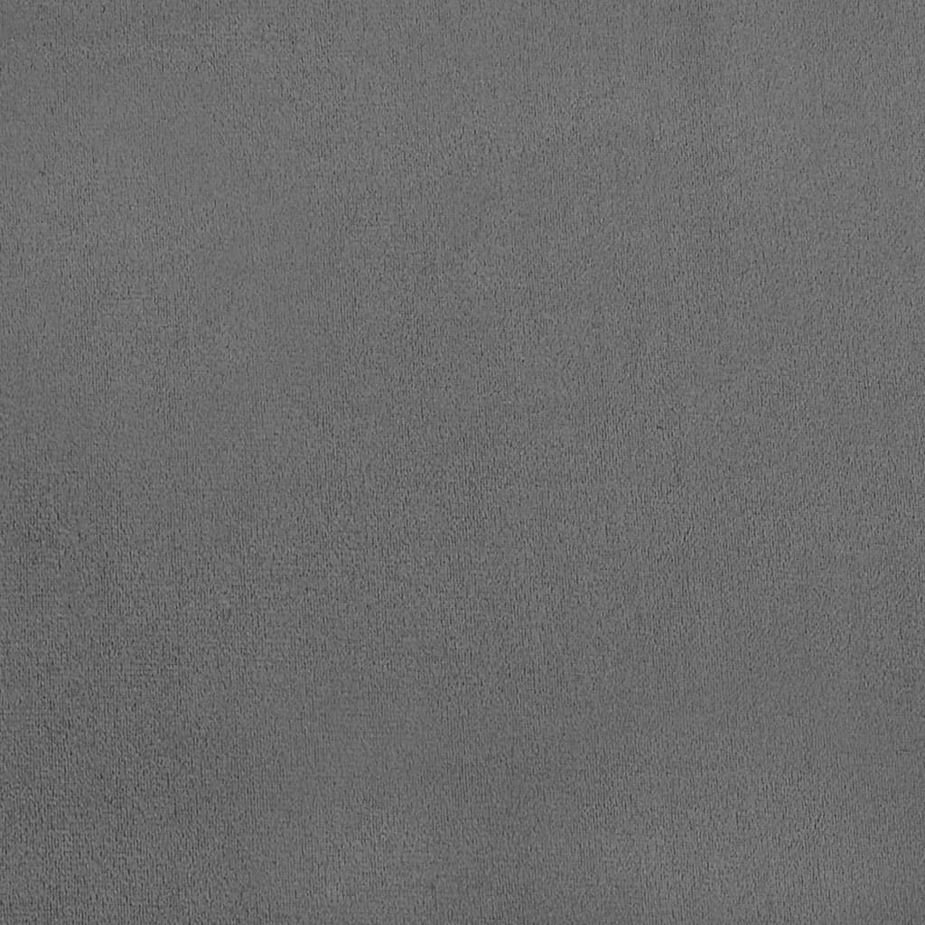 Pack de 6 sillas de comedor Millie terciopelo patas doradas gris claro 83x45x53,5 cm 7