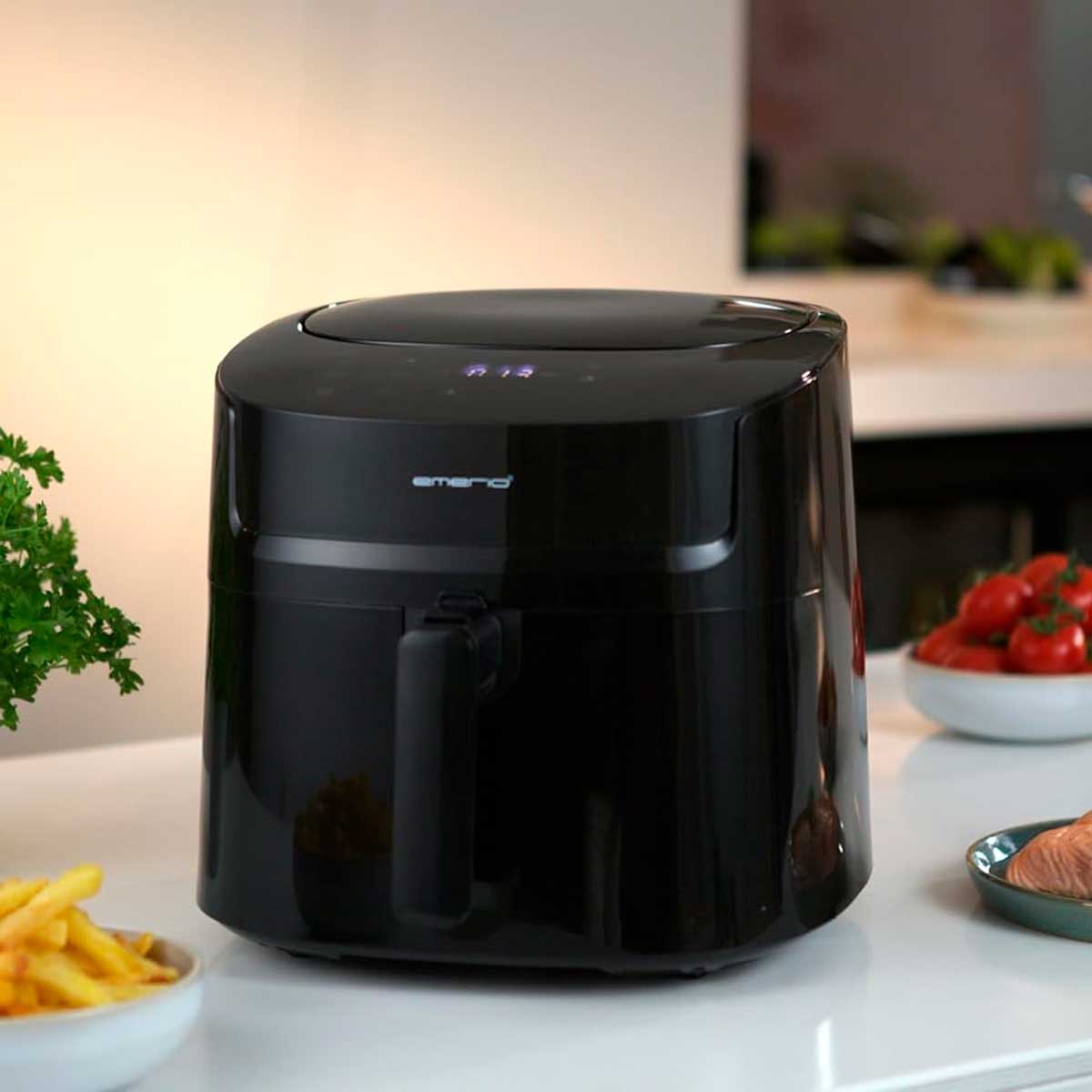Freidora de aire Emerio AF-129622.1 7,2L 1800W función deshidratar negro 3