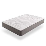 Colchón viscoelástico Luxury Olympus doble cara blanco 23 cm