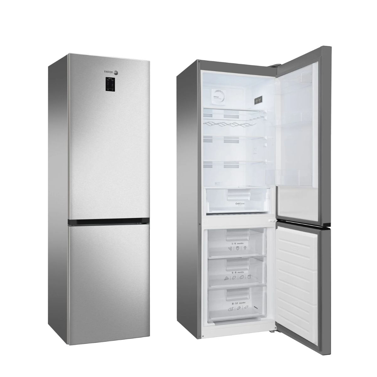 Frigorifico-combi-Fagor-3FFK-6644X-No-Frost-294L-E-inox-186-cm