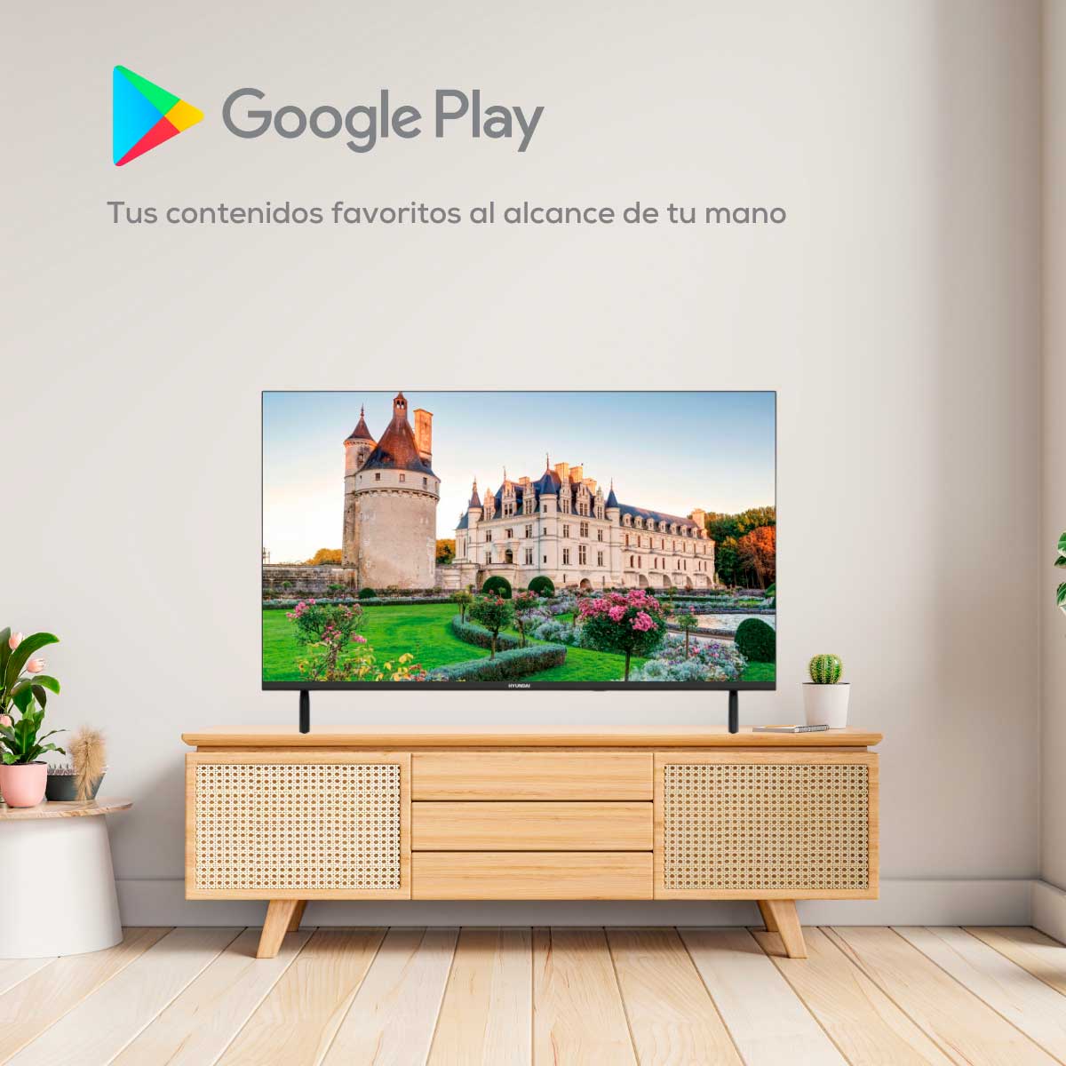 Televisor Smart TV Hyundai HTV4000A HD LED 40'' Android 12 F negro 5