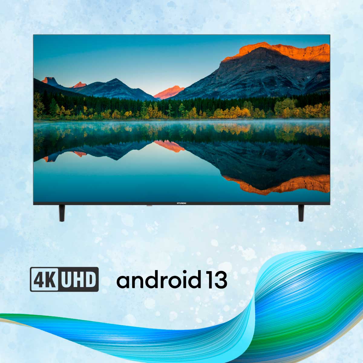 Televisor Smart TV Hyundai HTV5000UA 4K UHD LED 50'' Android 13 E negro 2
