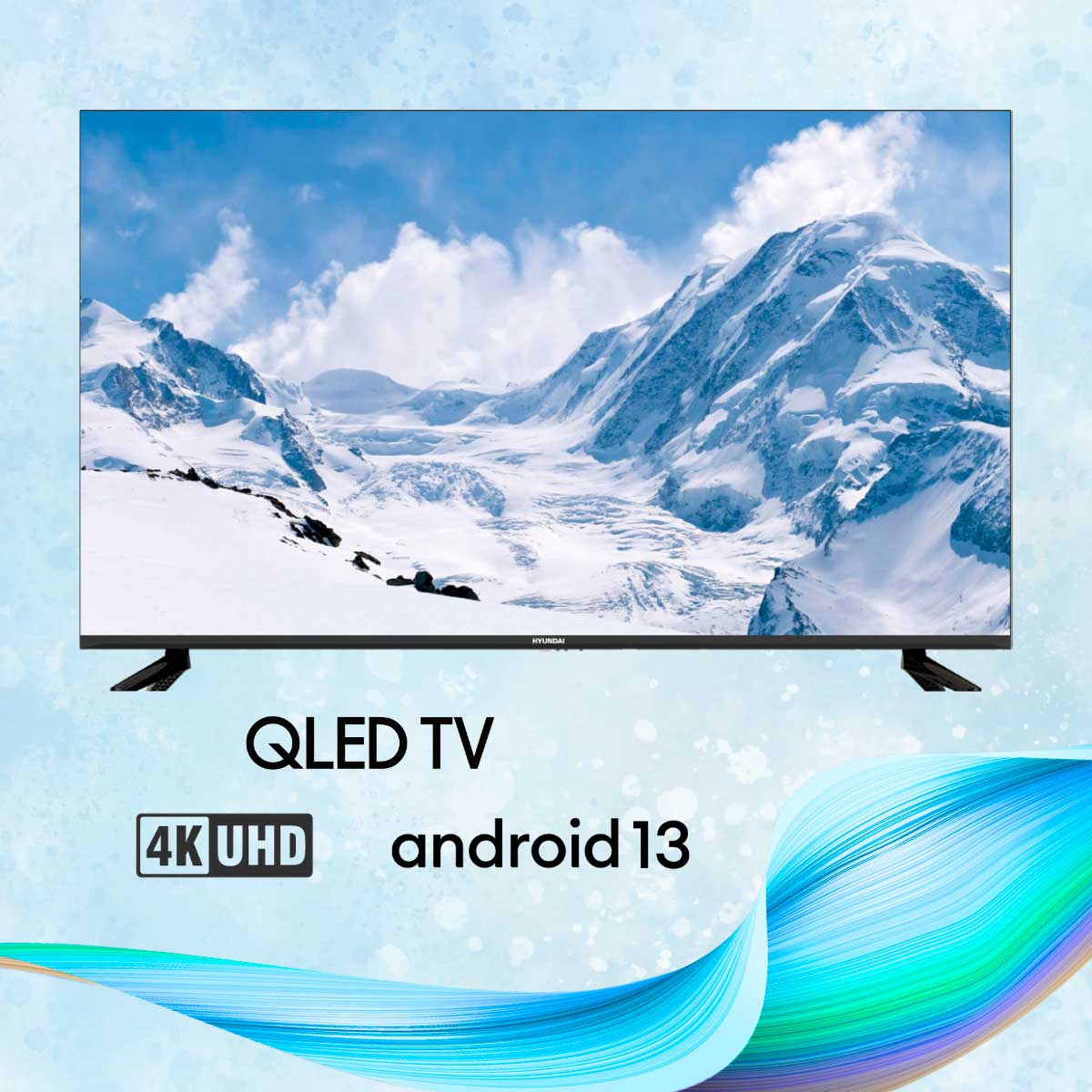 Televisor Smart TV Hyundai HTV5000QUA 4K UHD QLED 50'' Android 13 F negro 2
