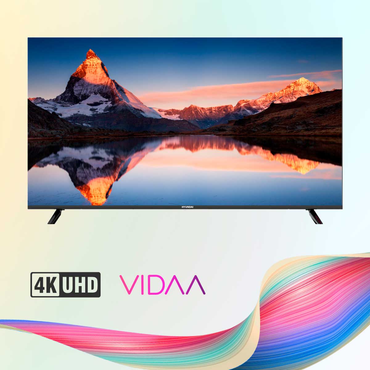 Televisor Smart TV Hyundai HTV5500UV 4K UHD LED 55'' VIDAA 4.1 F negro 2