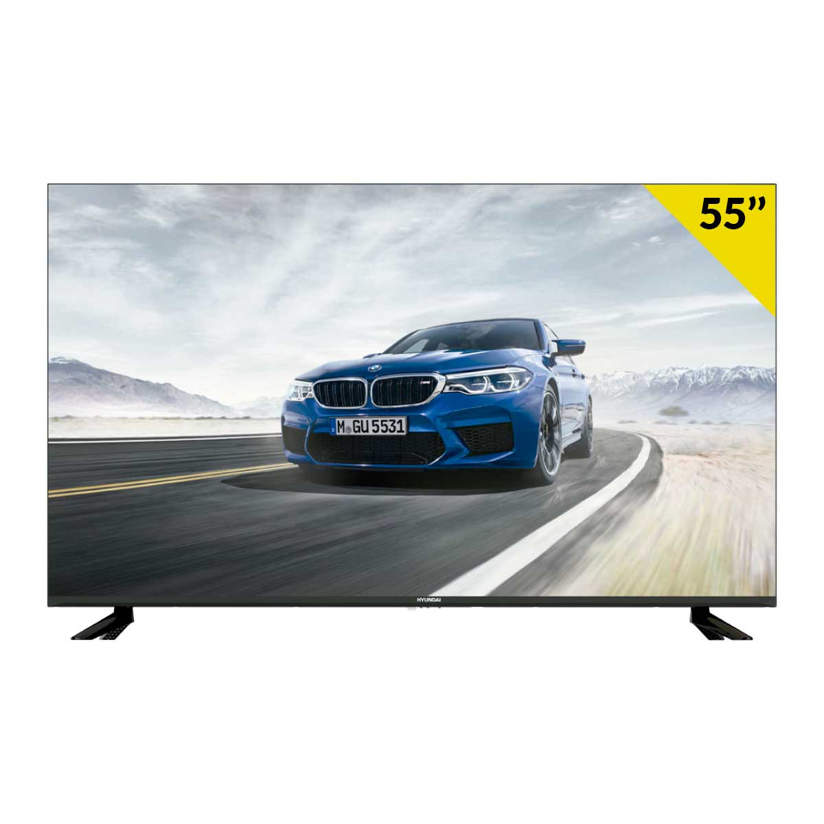Televisor Smart TV Hyundai HTV5500QUA 4K UHD QLED 55'' Android 13 F negro