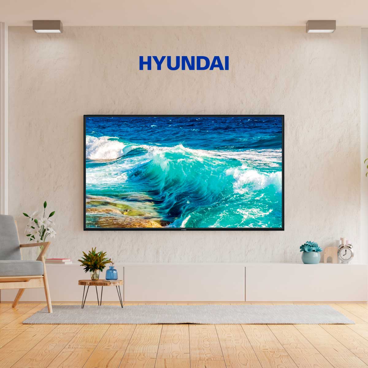 Televisor Smart TV Hyundai HTV6000UV 4K UHD LED 60'' VIDAA G negro 6