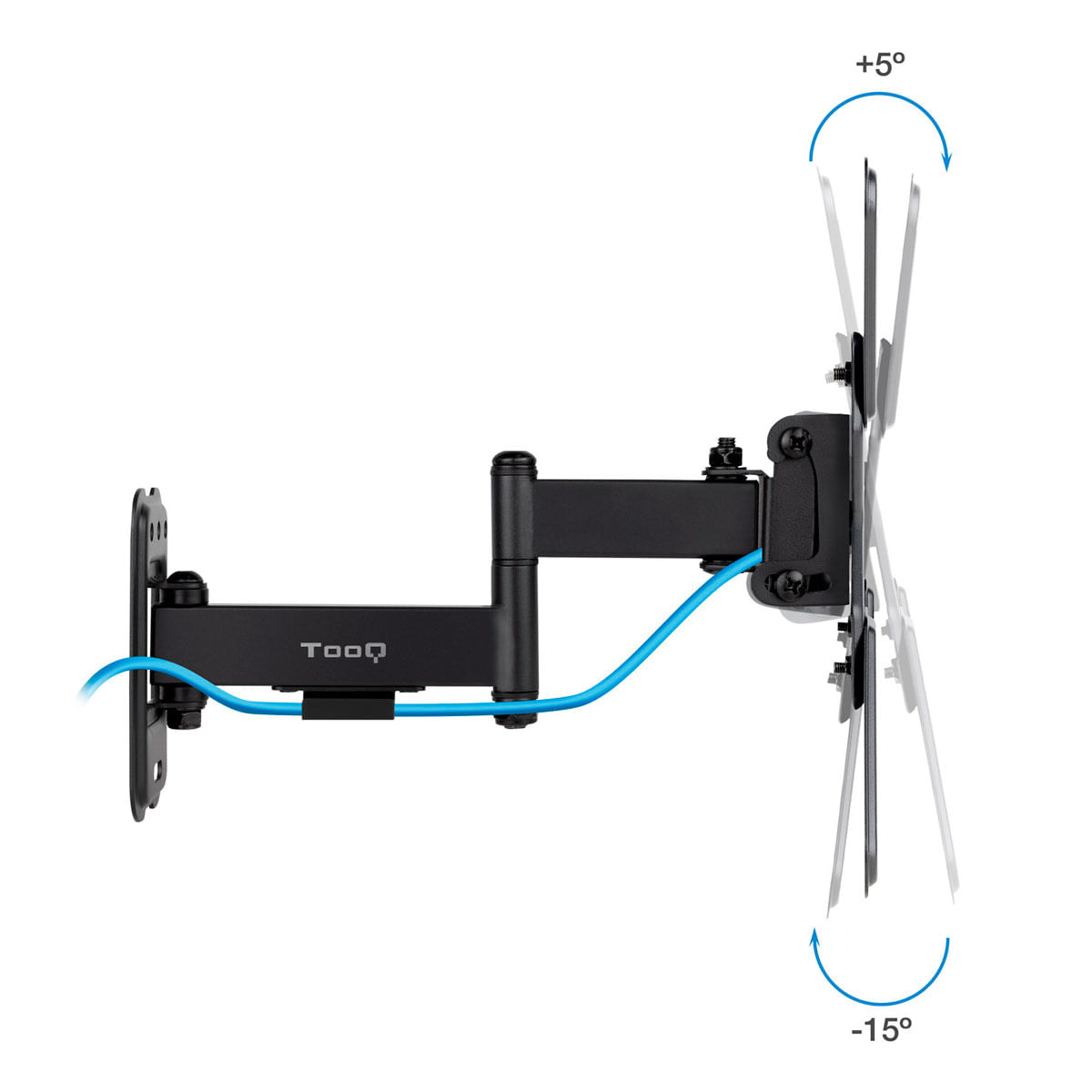 Soporte de TV TooQ LP1344TN-B 13"-43" inclinable y pivotable negro 2