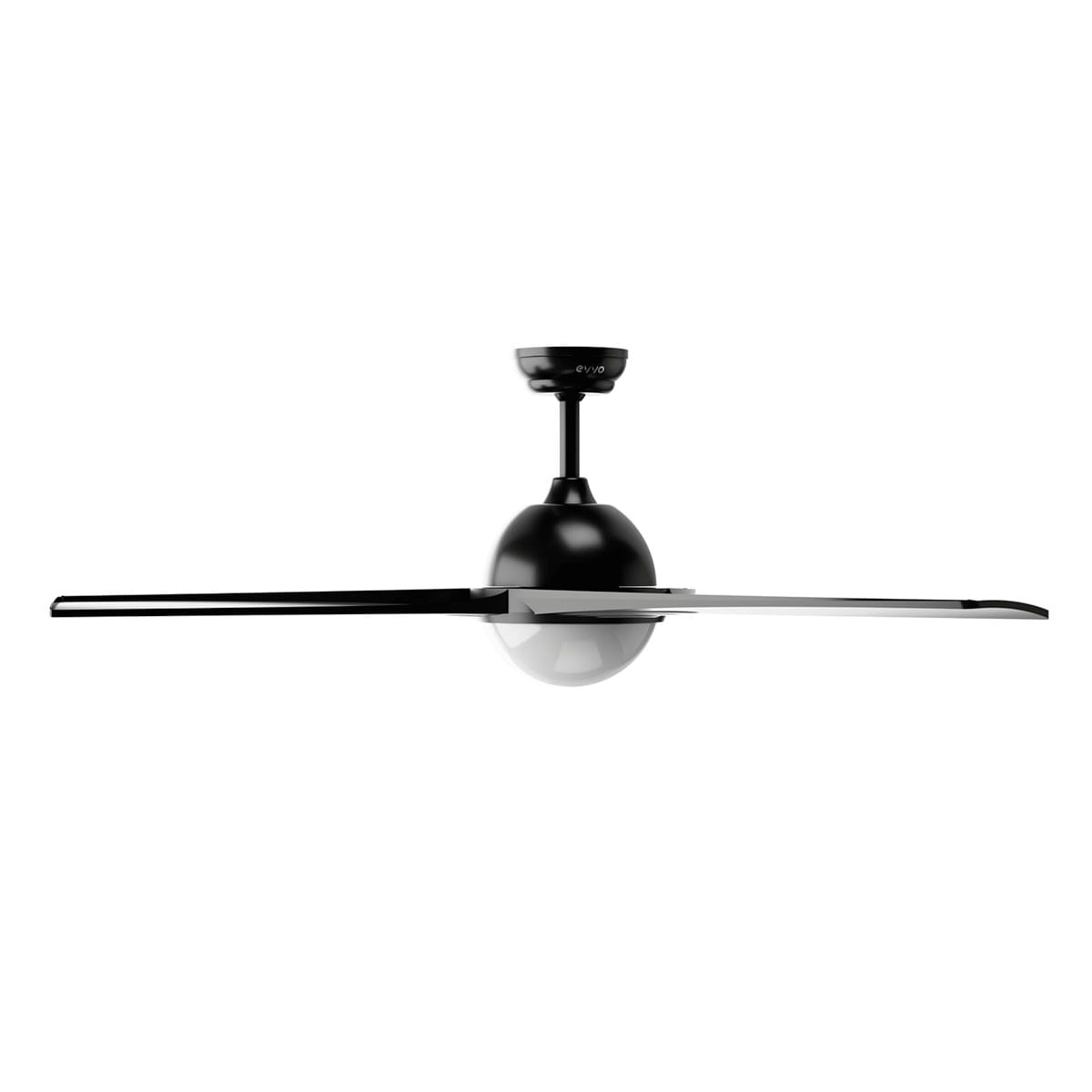 Ventilador de techo Evvo V522 DC 60W luz LED negro Ø132 cm 2
