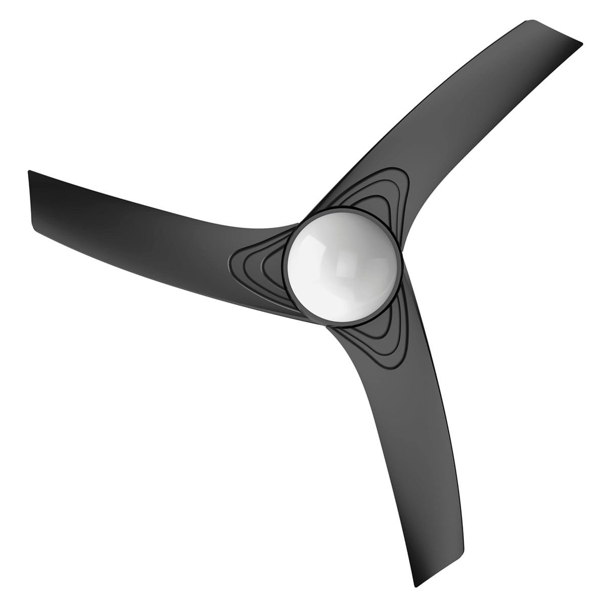 Ventilador de techo Evvo V522 DC 60W luz LED negro Ø132 cm 3