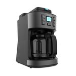 Cafetera-de-goteo-Cecotec-Coffee-66-Grind-Drop-12-tazas-acero-inox-negro-lateral