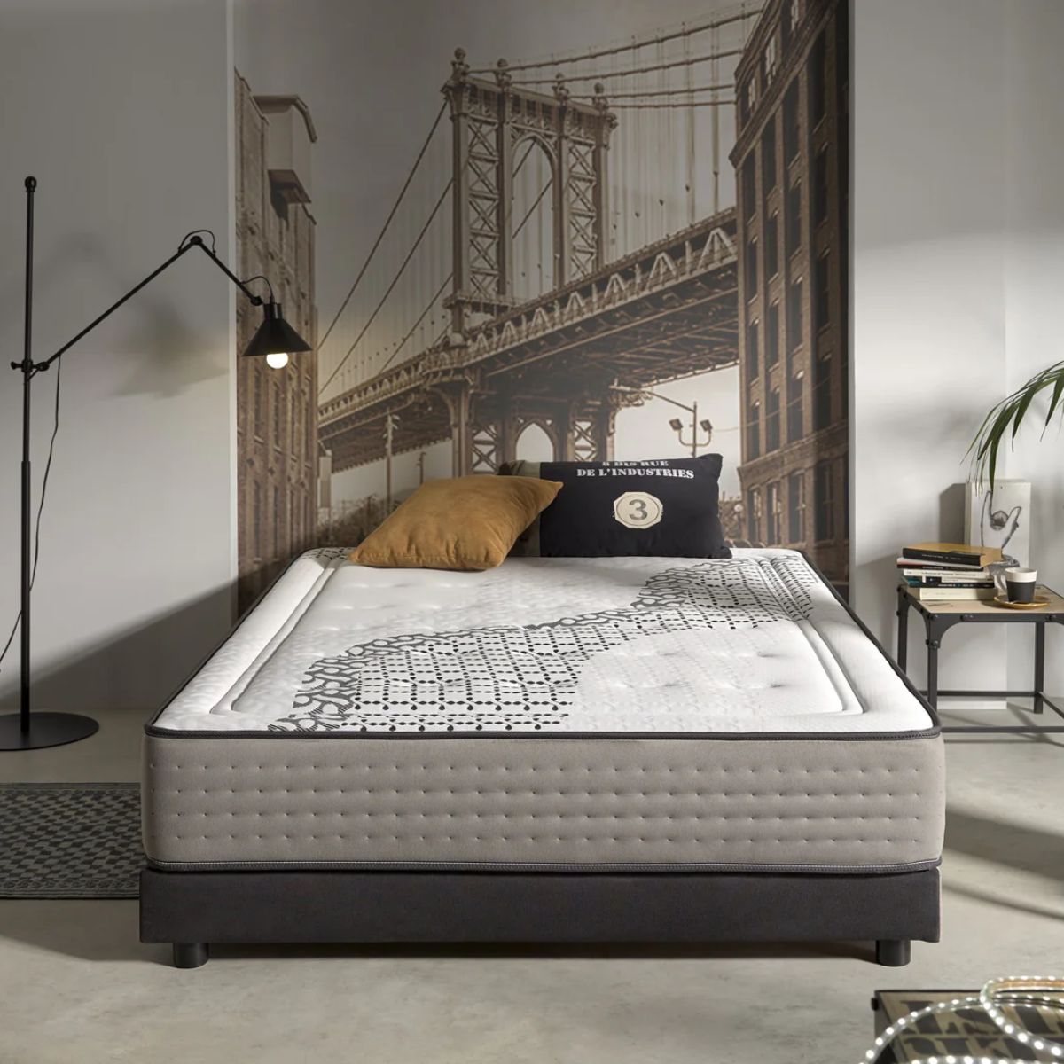 Colchon-Brooklyn-viscoelastica-nucleo-HR-alta-densidad-blanco-animada