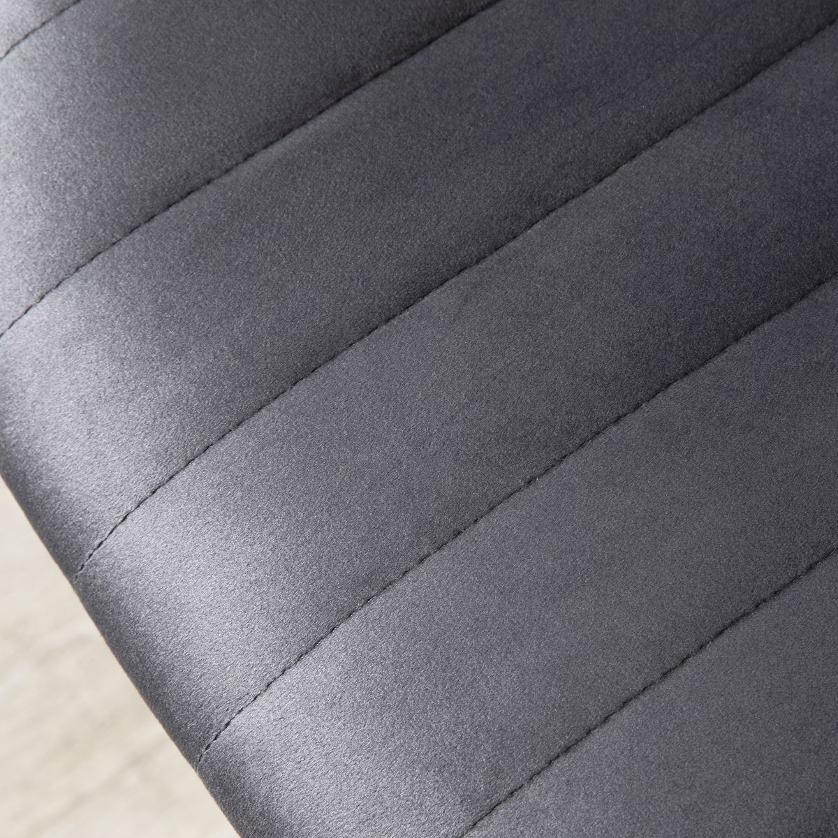 Pack de 2 taburetes River Homcom altura ajustable con reposapiés gris 92-114x47x51,5 cm detalle