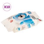 Pack de 10 paquetes de toallitas de bebé Baby Fresh (720 en total) pH neutro azul