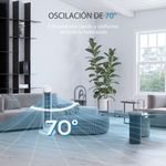 Ventilador de torre Homcom 45W 3 velocidades oscilante blanco 75 cm