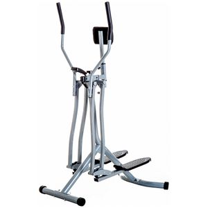 Bicicleta elíptica Go Fit Homcom pantalla LCD gris 152x60x96 cm