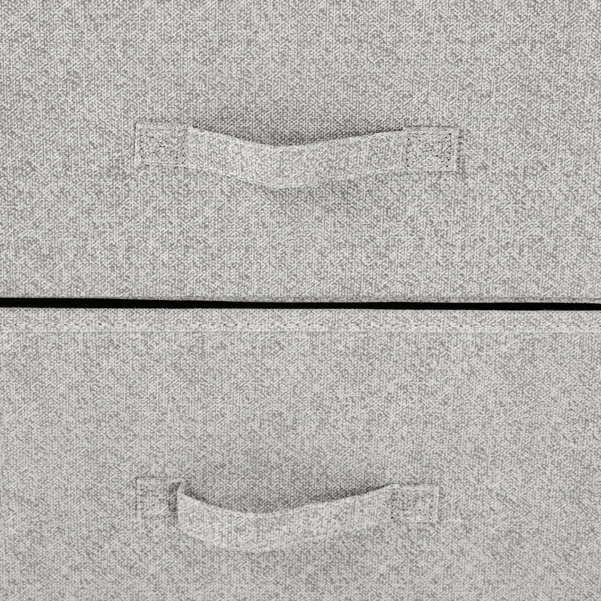Cajonera Hatay Homcom 4 cajones tela gris 92x45x30 cm
