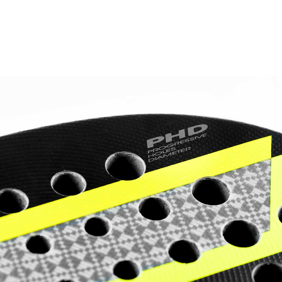 Pala de pádel Tecnifibre Wall Breaker 360 lágrima nivel principiante negro/amarillo 4