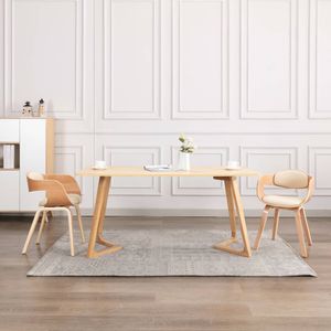 Pack de 2 sillas de comedor Peach madera 71,5x49x51,5 cm