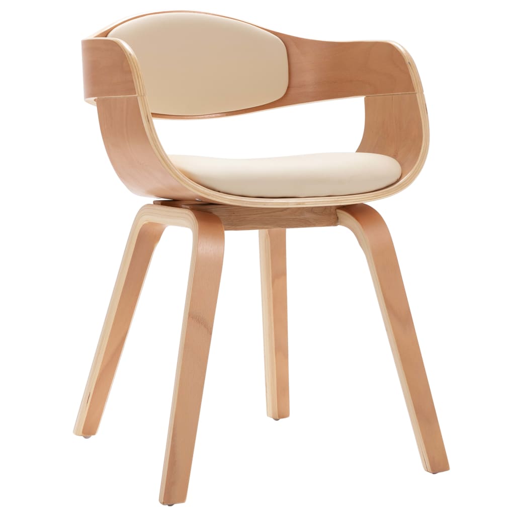 Pack de 2 sillas de comedor Peach madera blanco 71,5x49x51,5 cm