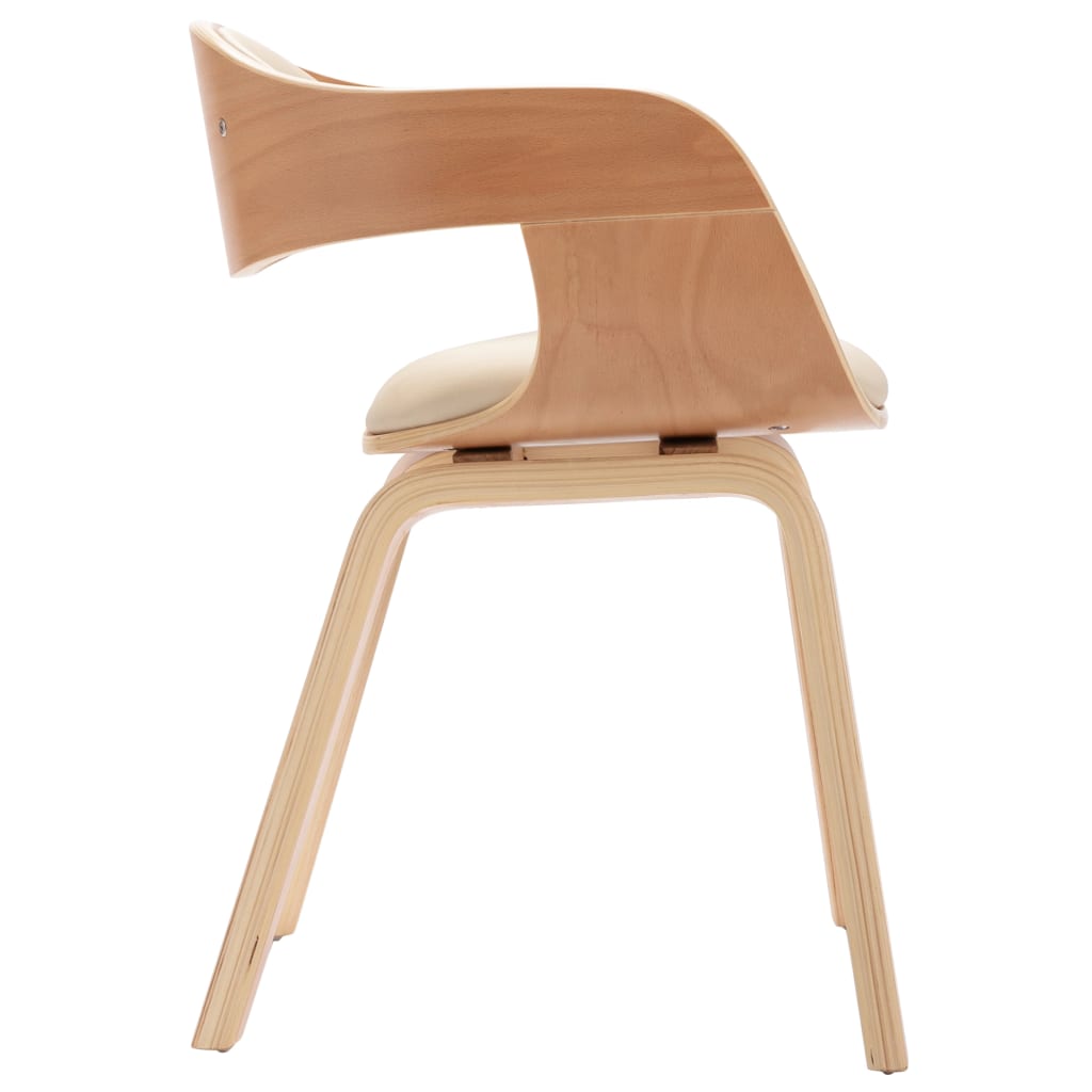 Pack de 2 sillas de comedor Peach madera blanco 71,5x49x51,5 cm