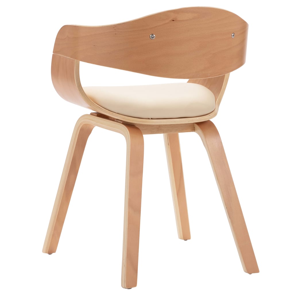 Pack de 2 sillas de comedor Peach madera blanco 71,5x49x51,5 cm