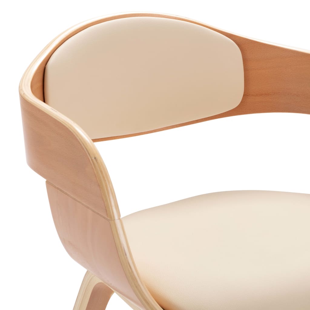 Pack de 2 sillas de comedor Peach madera blanco 71,5x49x51,5 cm