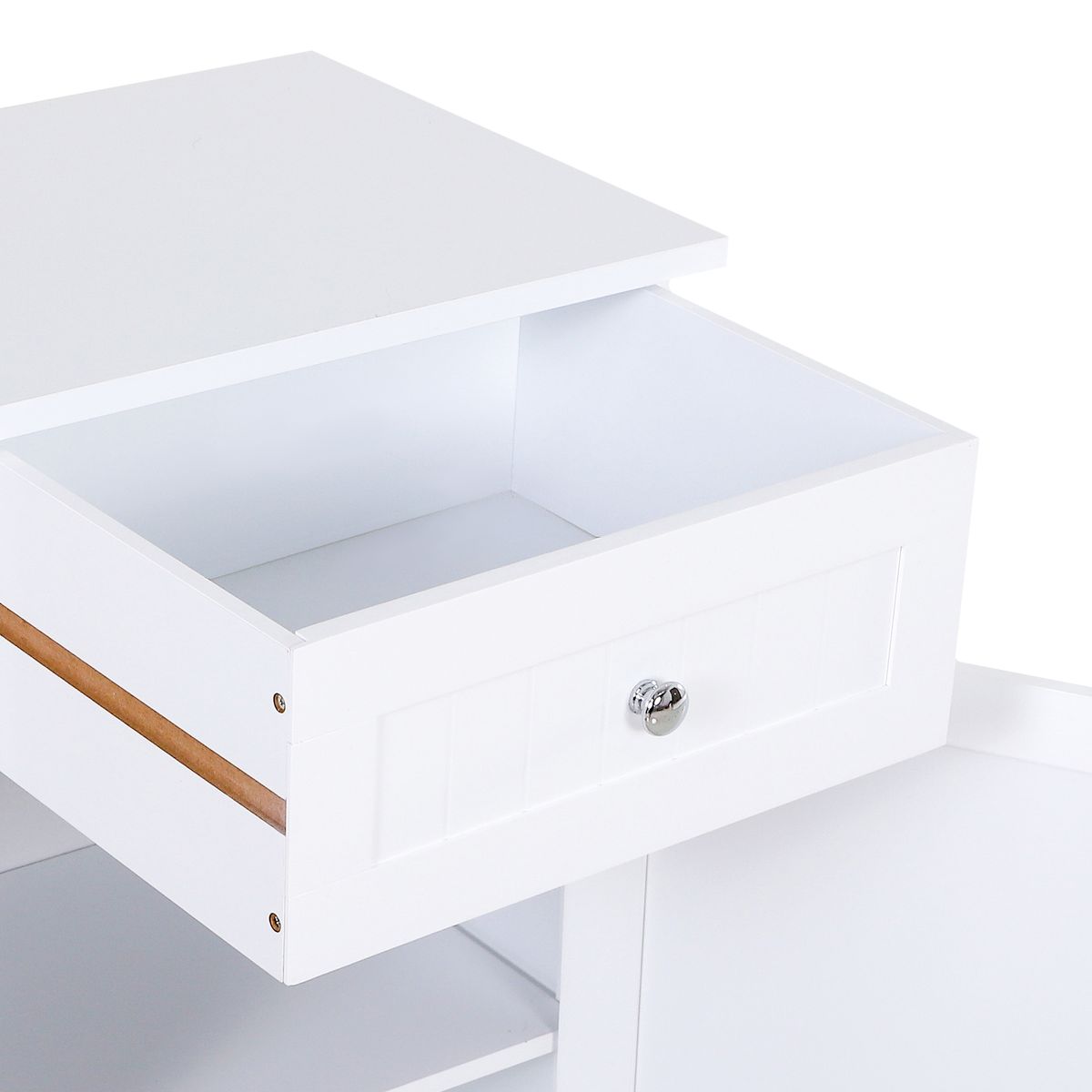 Armario de baño Ocean Kleankin 1 cajon + 1 puerta blanco 77x43x34 cm