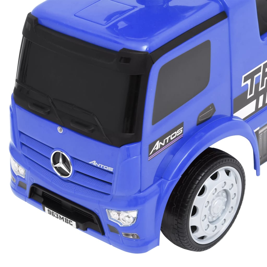 Camión correpasillos Mercedes-Benz azul 12-36 meses
