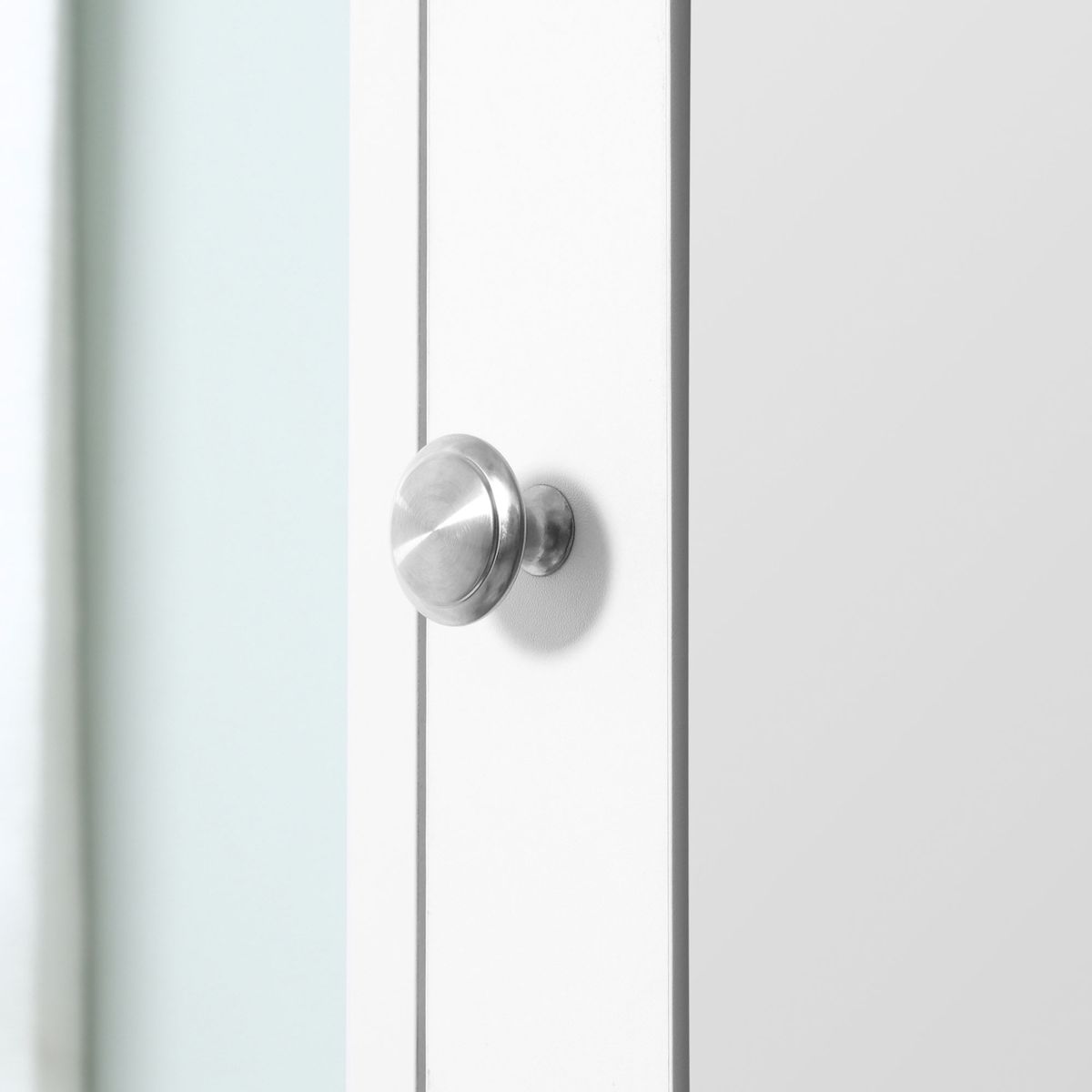 Armario alto de baño Onnie Kleankin 2 estantes + 2 puertas blanco 180x30x28 cm