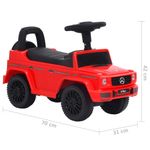 Coche infantil Mercedes-Benz G63 rojo 12-36 meses