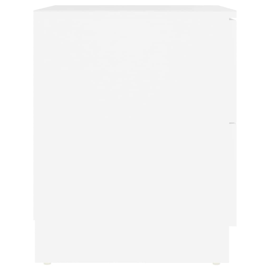 Pack de 2 mesitas de noche Boulevar 2 cajones blanco 50x40x40 cm
