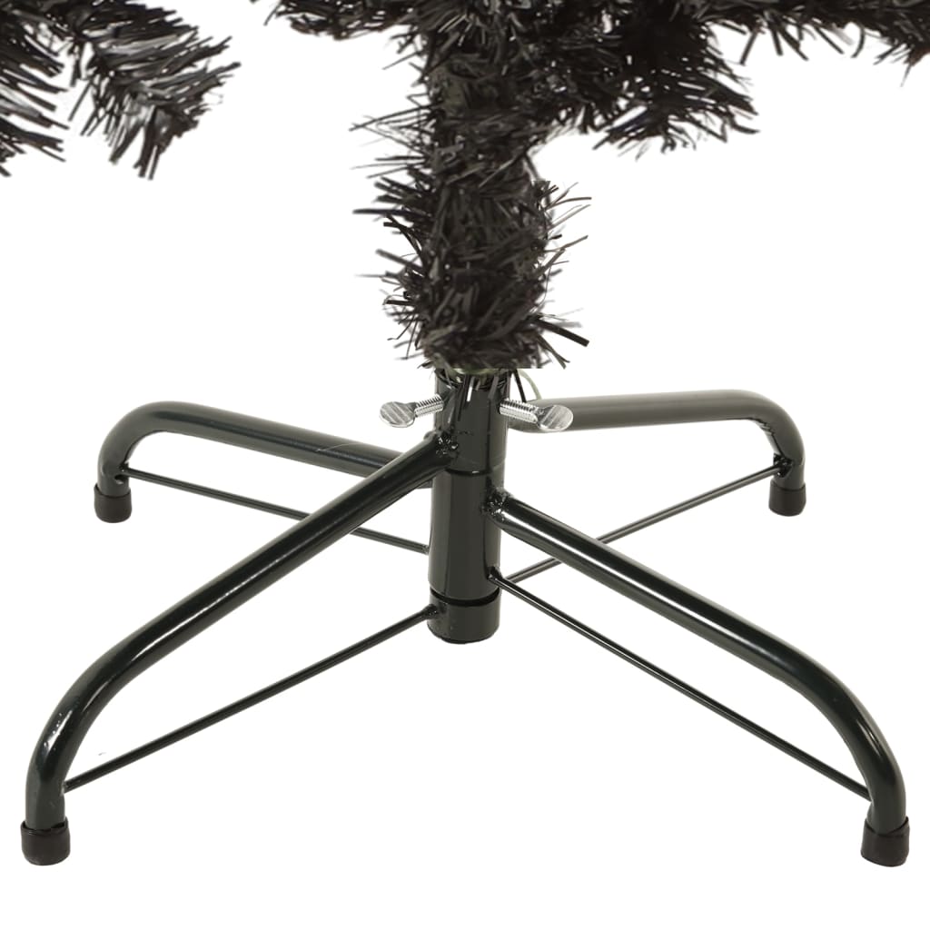 Árbol de Navidad 265 ramas flexibles negro Ø43x150 cm